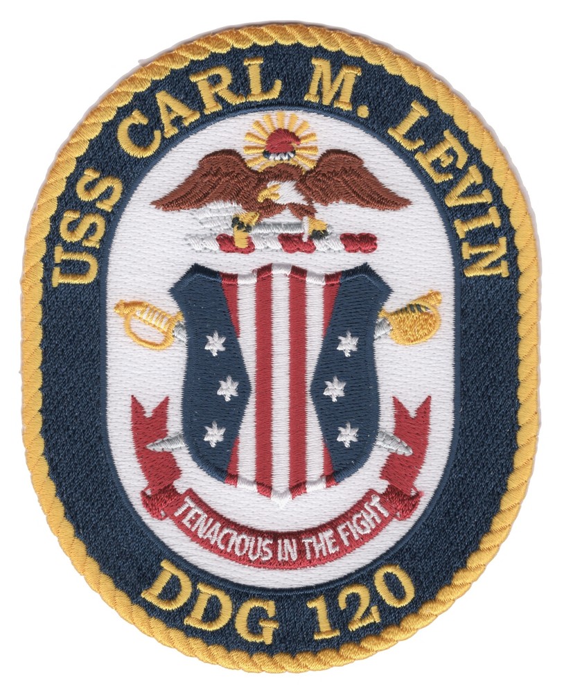 USS Carl M. Levin DDG-120 Patch