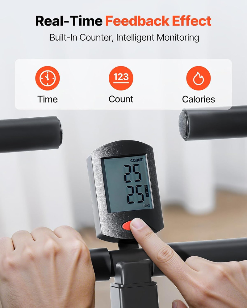 Squat Machine, Deep Squat Rowing Machine for Home, Easy Setup & Foldable Exercis