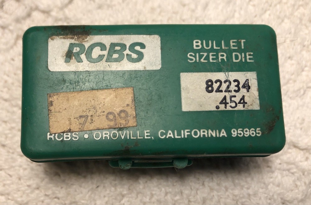 RCBS Lube Sizer Die .454 82234