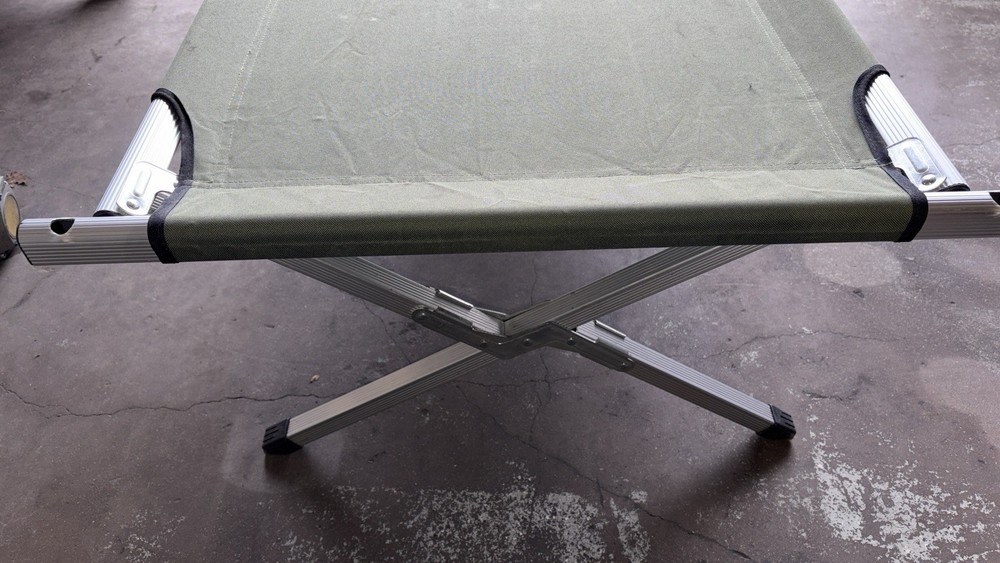 Outdoor Folding Camp Cot , US Military Compact Lightweight