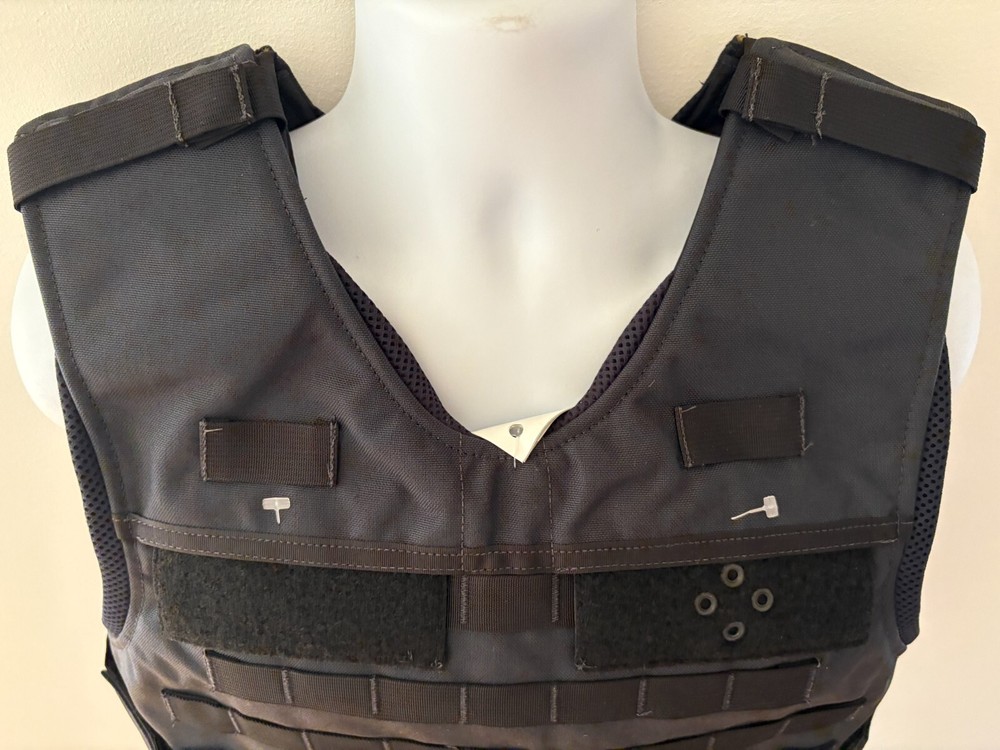 ABA Male Standard Armor Carrier Side Open Small/Medium 2013-2215 Black Molle