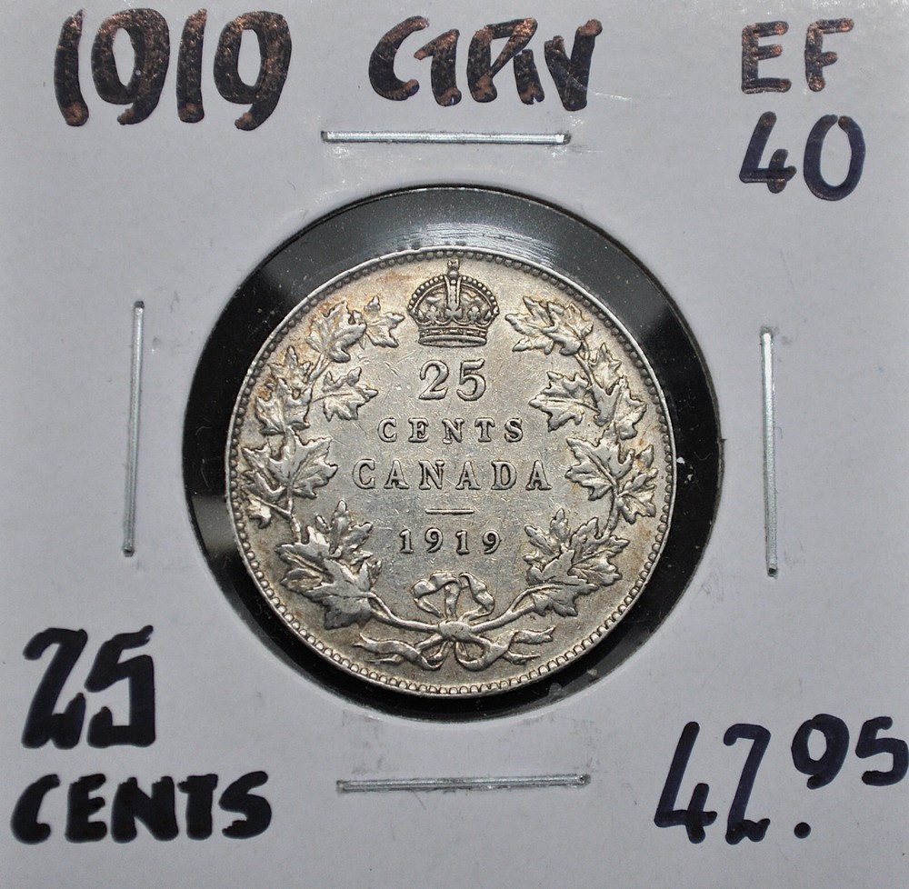 1919 Canada 25 Cents