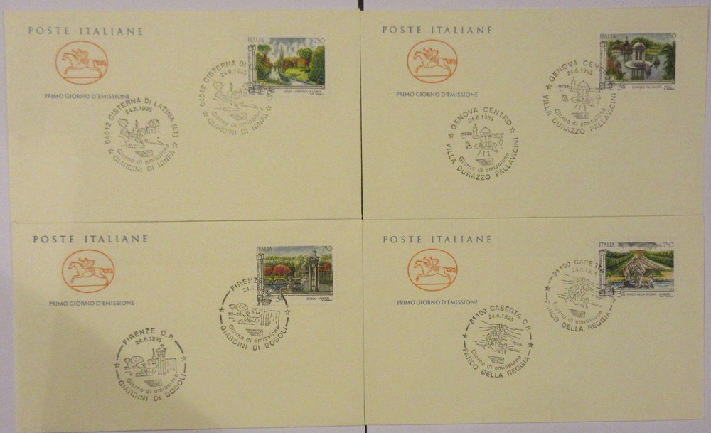 1995 Annata completa FDC Cavallino