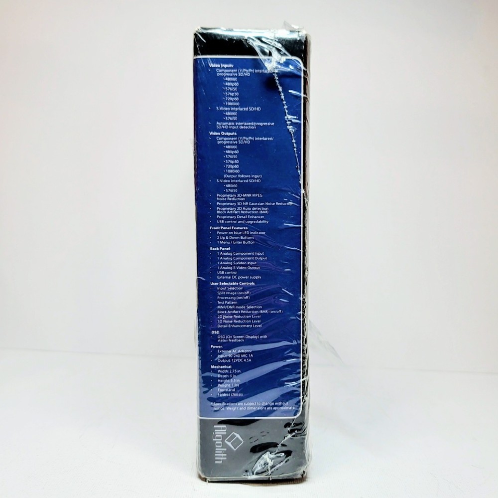 Algolith Flea Digital Video Enhancer - Compression Artifact Reducer PACKAGE WEAR