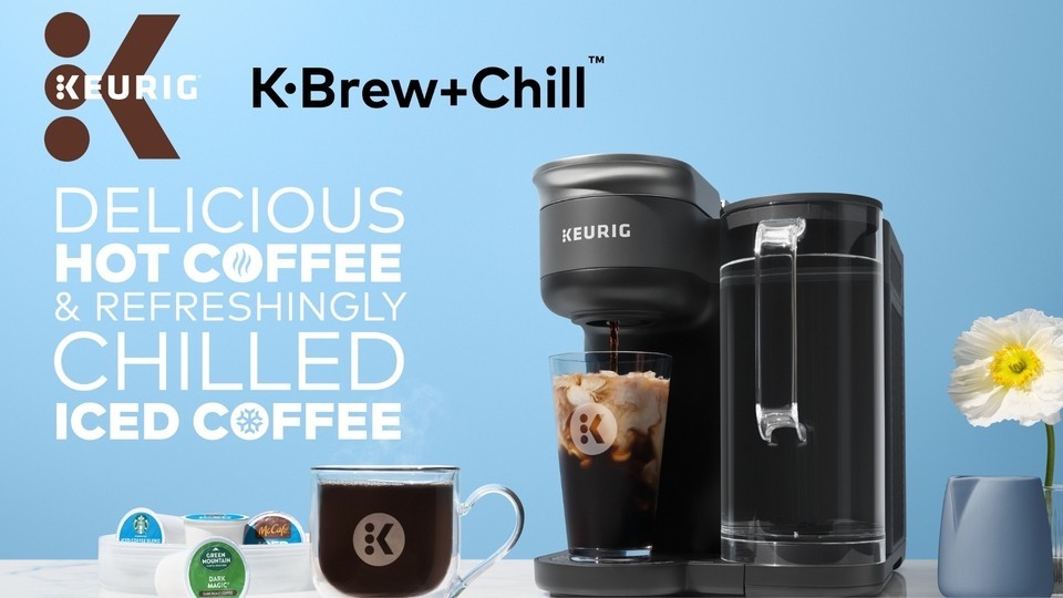 Keurig K-Brew + Chill Coffee Maker New Edition ( Black )