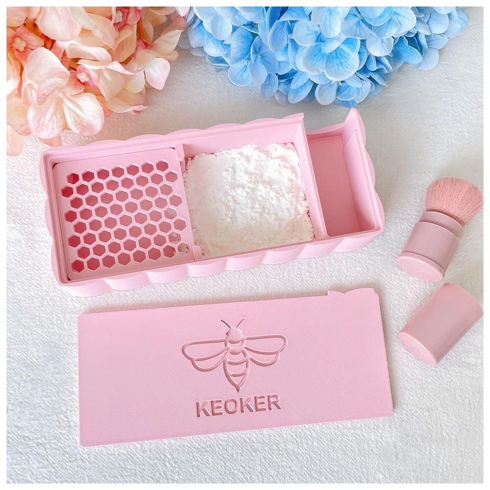 Cornstarch Tapper Box for Polymer Clay, Cornstarch Powder Container, Polymer ...