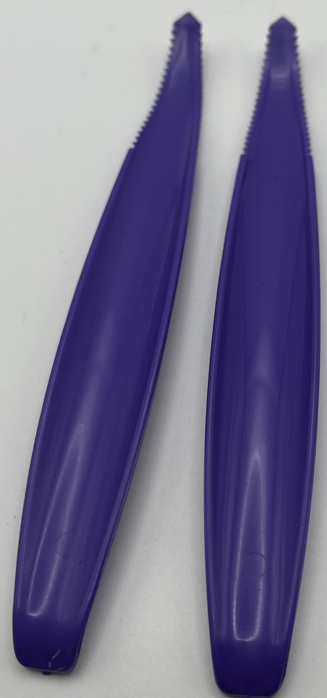 Tupperware set 2 GRAPEFRUIT KNIFE/ LETTUCE CORER gadget NEW! PURPLE