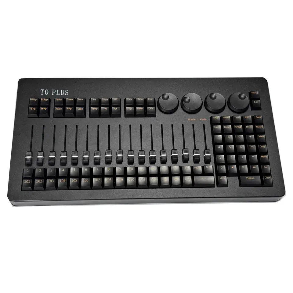 Professional TO PLUS DMX512 Controller for Stage Lighting Command Wing Console
