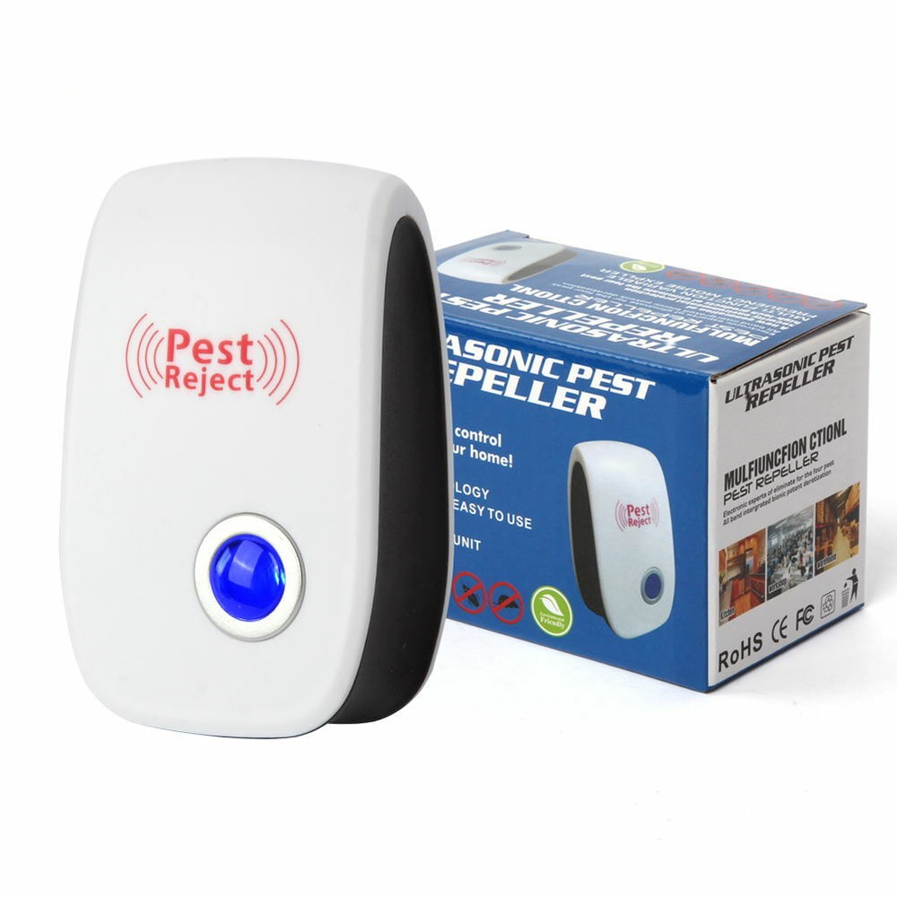 Ultrasonic Pest Repeller Reject Bug Mice Mites Spider Insect Electronic Defender