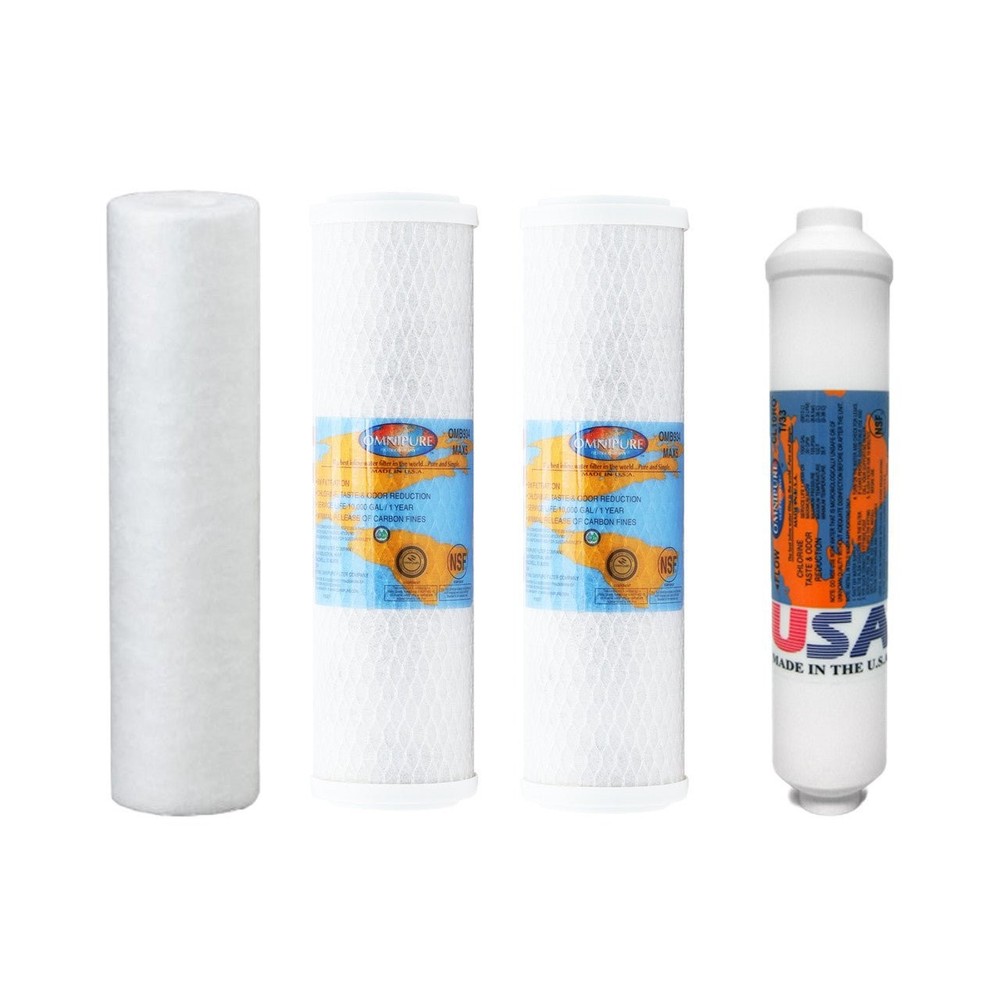 Goldline 50 RO Filter Replacement Kit (Membrane Sold Separately)
