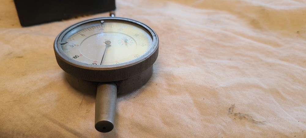 Vintage German Made Stossgeschutzt Precision Dial Indicator In Box