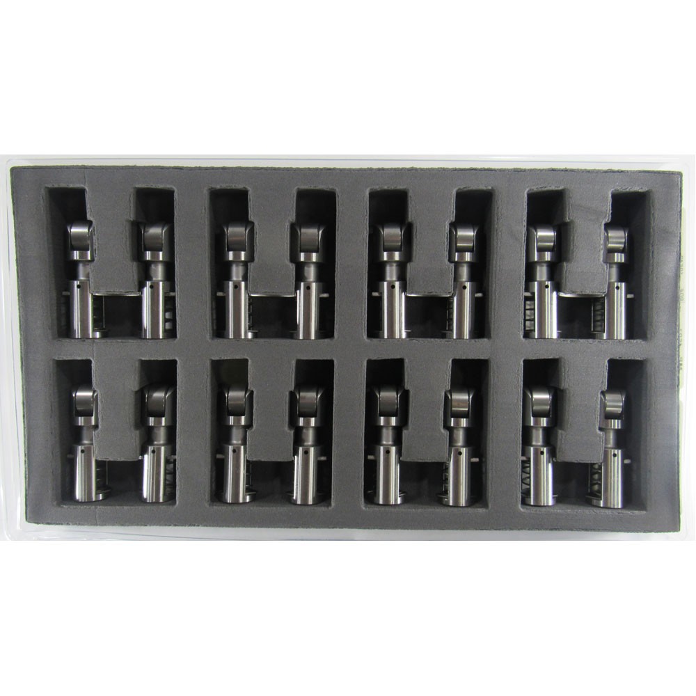 Morel Valve Lifter Set 4601; Horizontal Bar, Spring Loaded Solid Roller for SBC