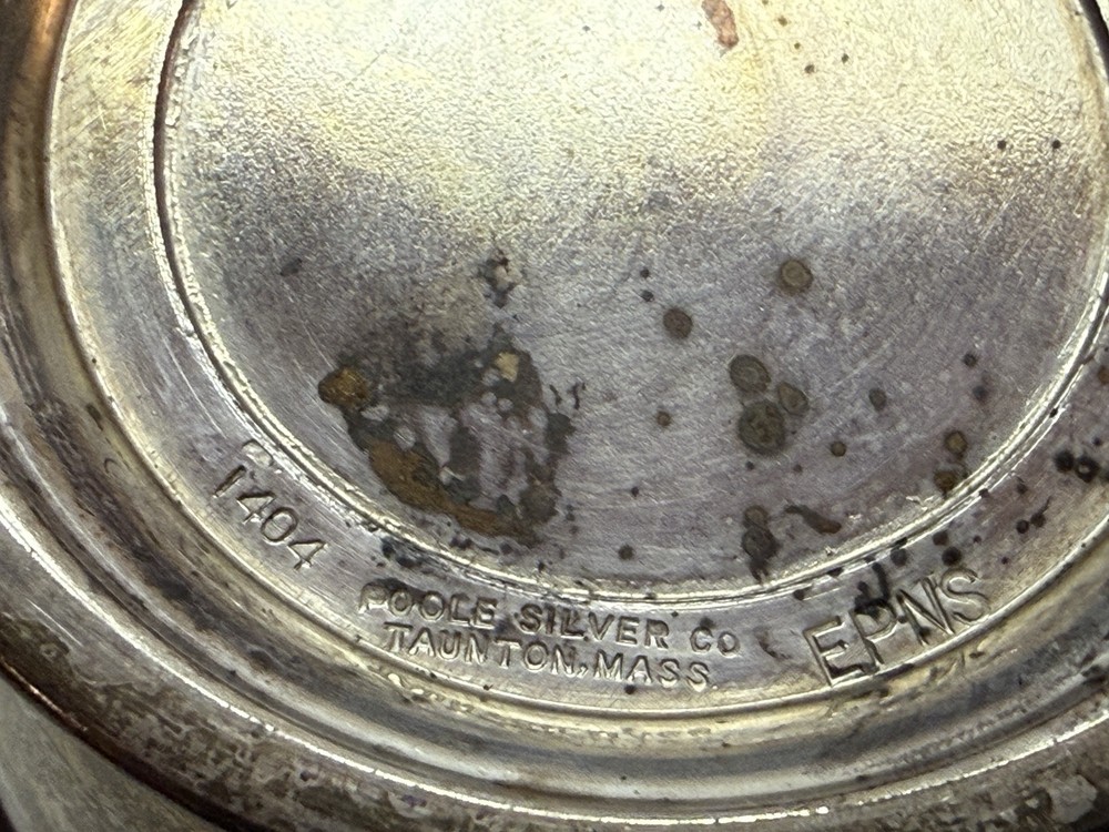 Poole Silver Co EPNS Sugar Bowl, #1404