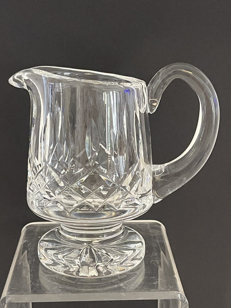 Waterford Lismore Footed Creamer 4.5” Signed