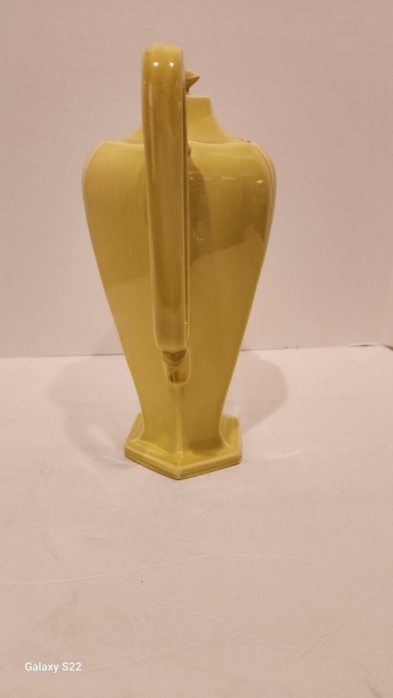 Chartreuse Color Coffee Server With Elegant Handle!