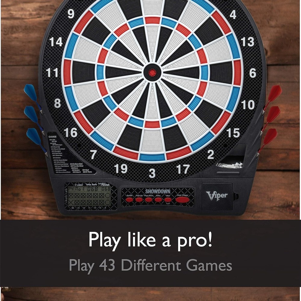 Viper Showdown Electronic Dartboard, 15.5" Regulation Target