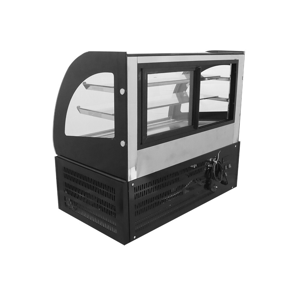 1 PC 35"Countertop Refrigerated Cake Showcase Bakery Cabinet w/Moisture Function