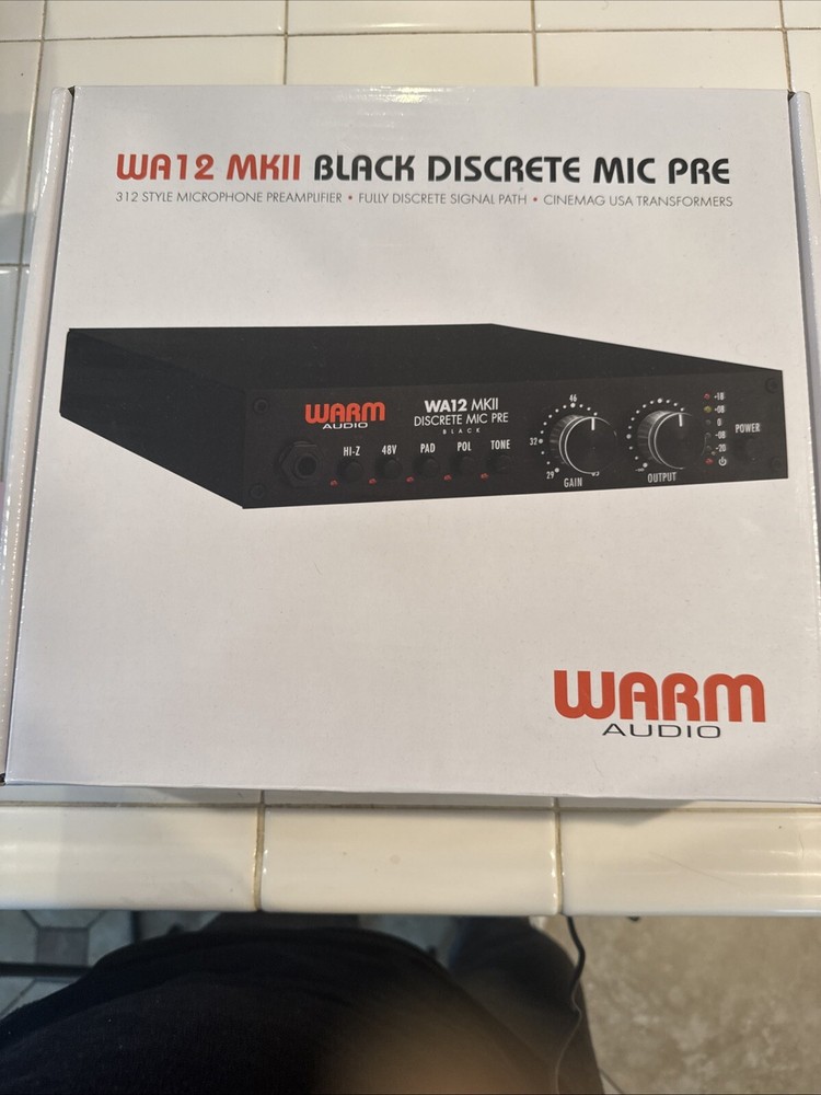 WA12 MKii Black Discrete Mic Pre