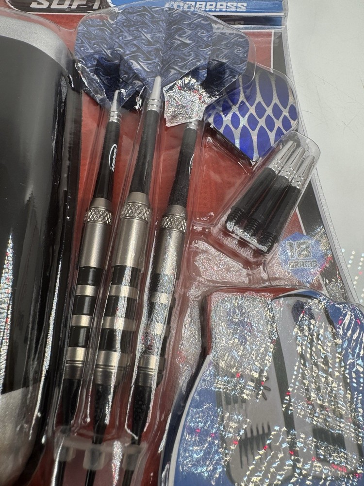 Halex Softech 3.0 Soft Tip Darts Ecobrass with Case New