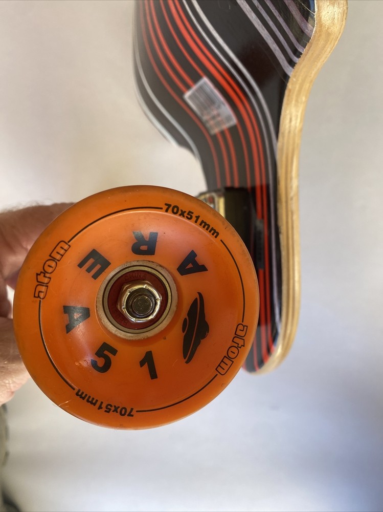 Atom Drop Deck Longboard (41-Inch) With Barcode Sticker