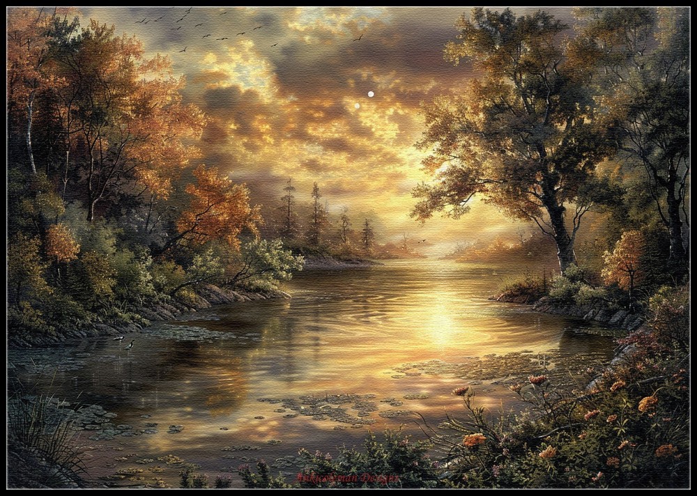 Eternity in Twilight - Chart Counted Cross Stitch Patterns Needlework DMC Color