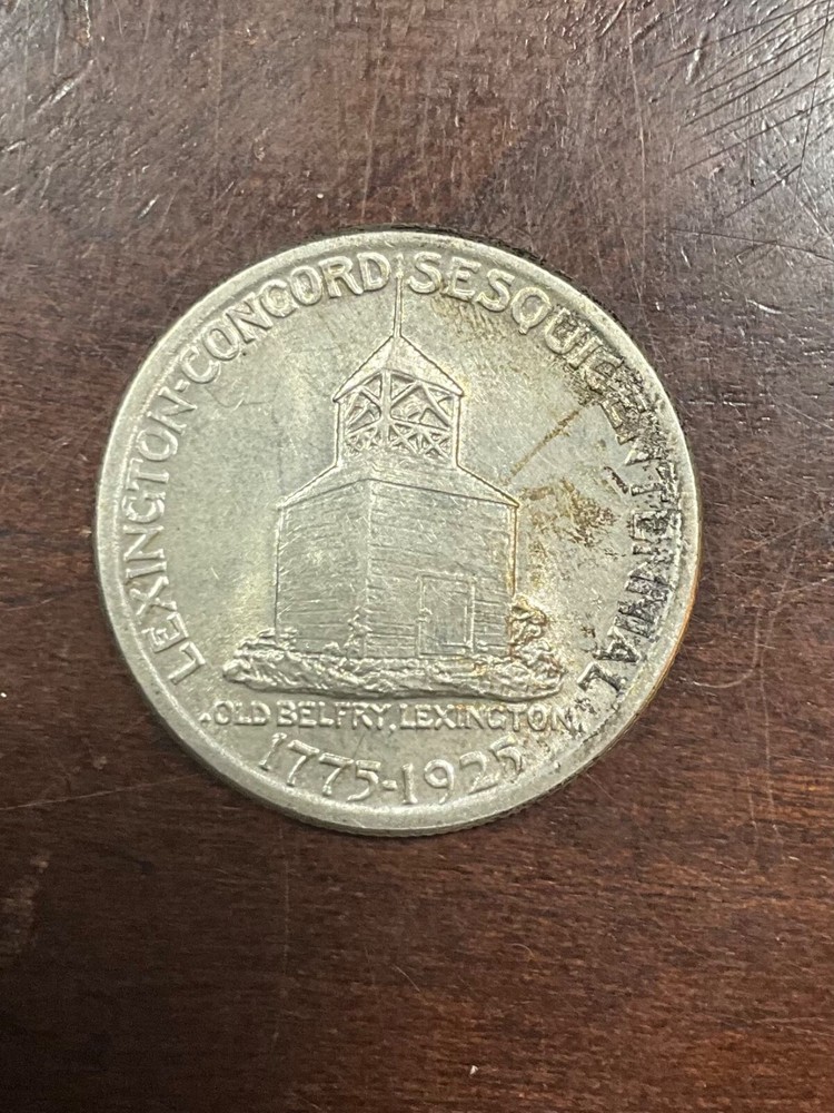 1925 LEXINGTON COMMEMORATIVE HALF DOLLAR NICE CHOICE ORIGINAL AU++