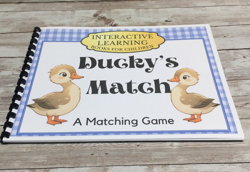 Interactive Learning Books for Children - Ducky’s Match