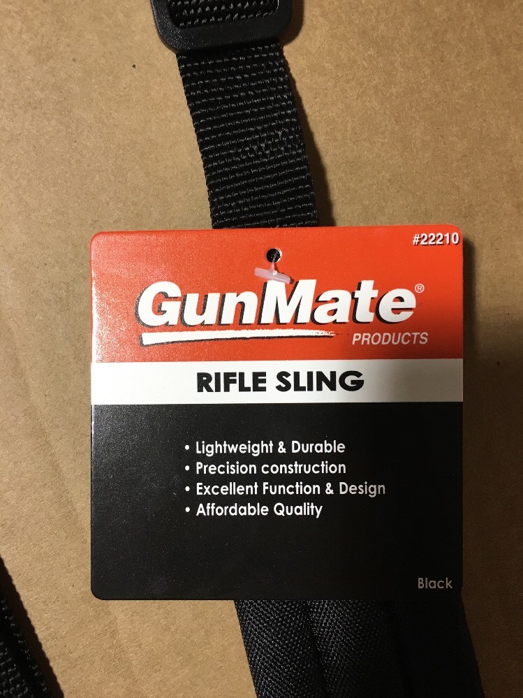 New Gunmate Rifle Shotgun Muzzleloader Universal Sling Black Nylon