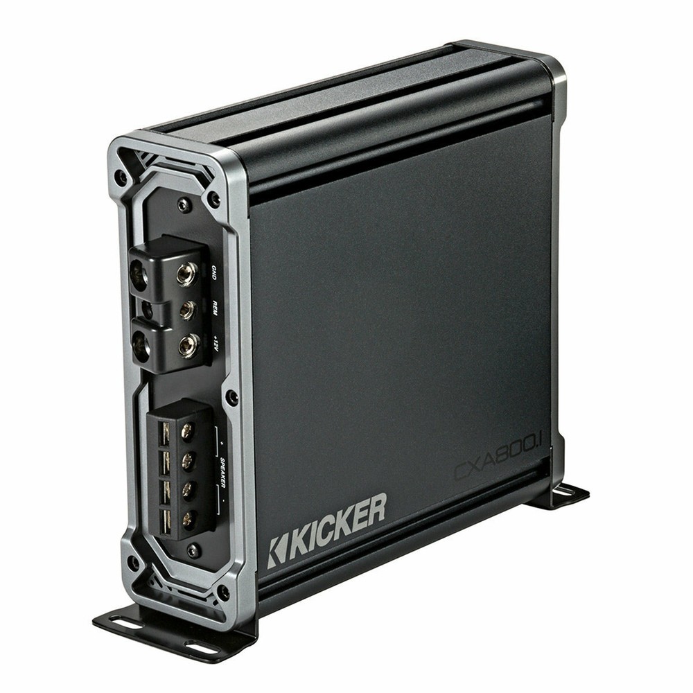 Kicker 46CXA800.1 800 Watts Class-D Mono Car Subwoofer Amplifier