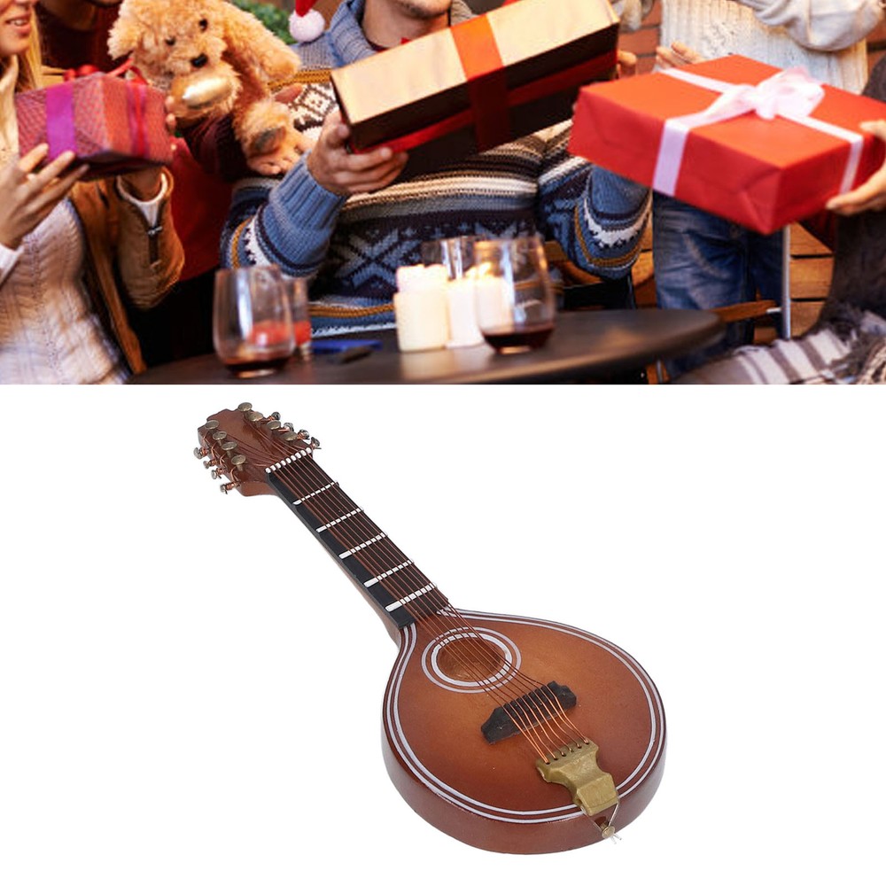 Mini Mandolin Instrument Space Saving Elegant Handmade 8 Strings Mandolin Mo NY9