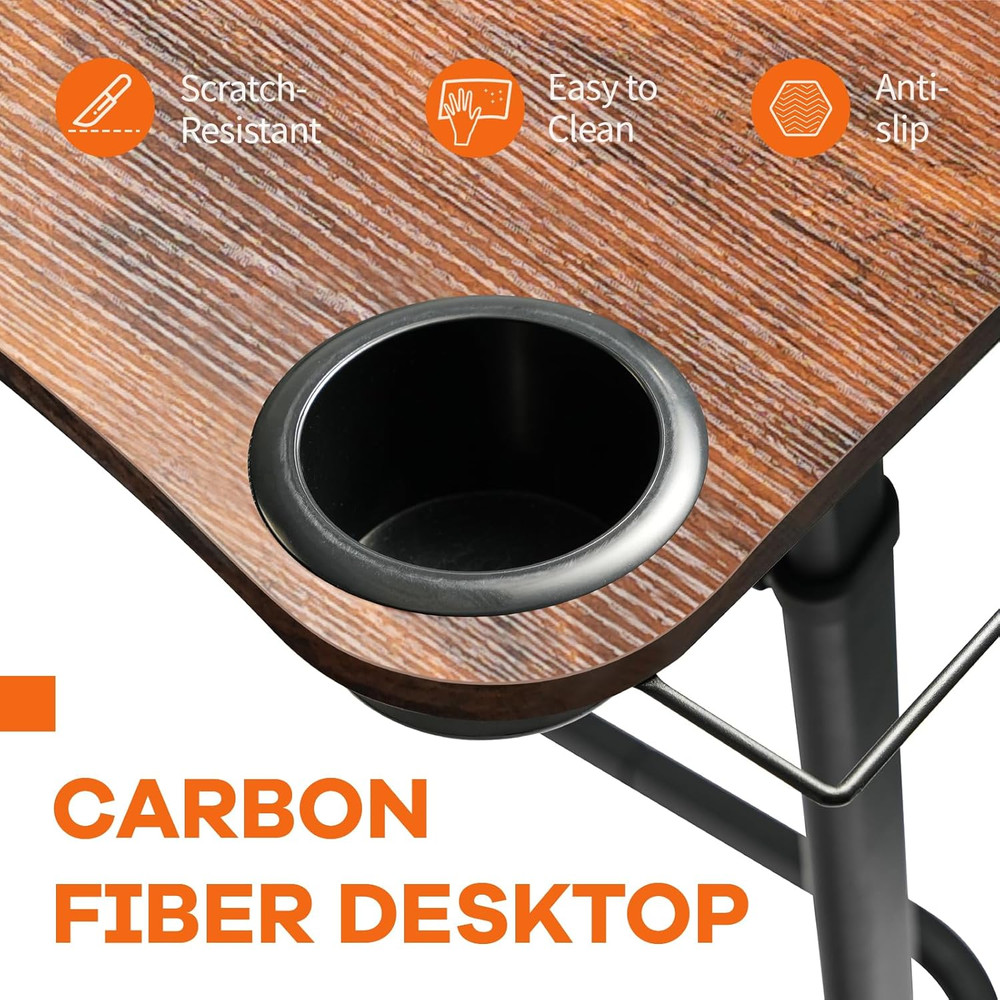 Adjustable Treadmill Desk - Portable Standing Table for Home Office & Walking Pa