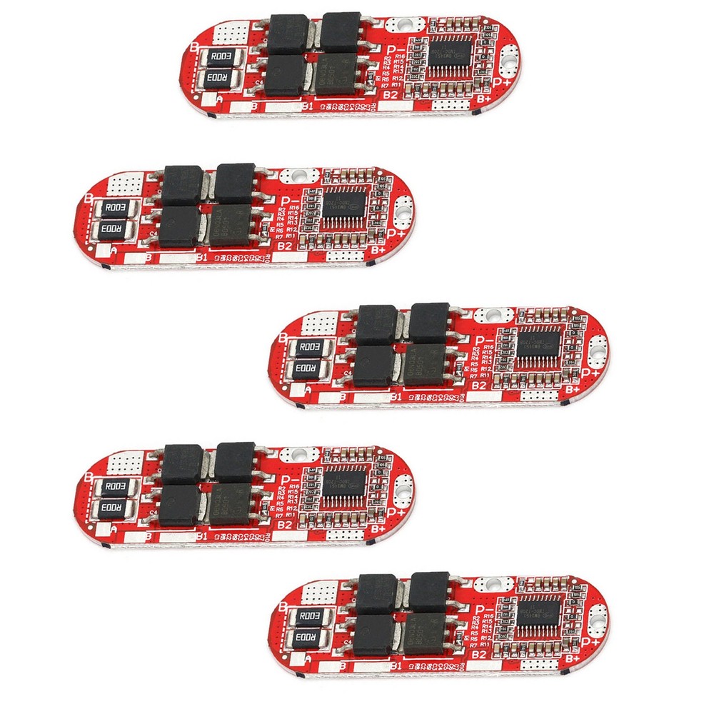 4pcs 5S 25A BMS Board for LiMnO2 Li-polymer Battery Protection Parameters Set
