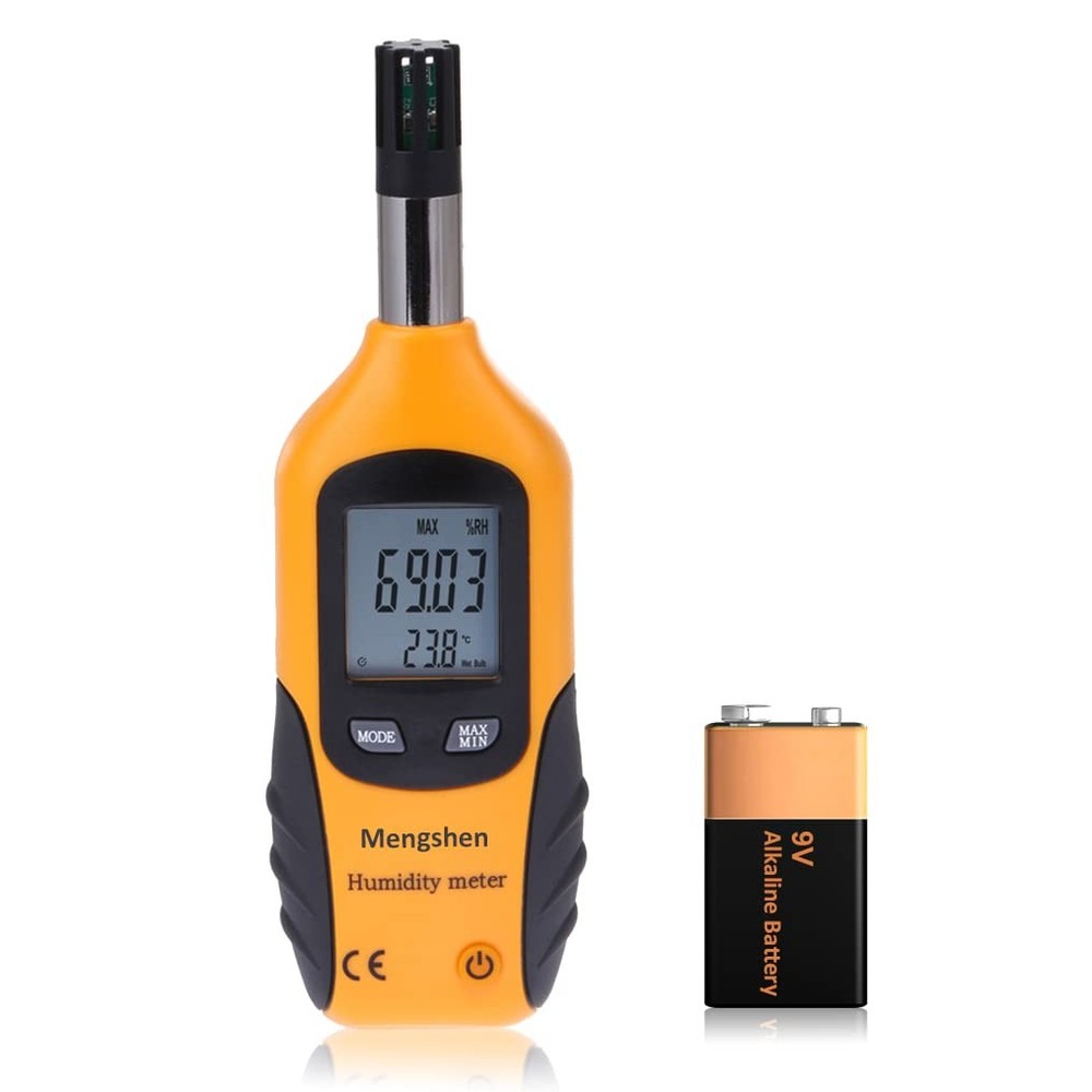 Mengshen Digital Psychrometer - Handheld Temperature And Humidity Mete