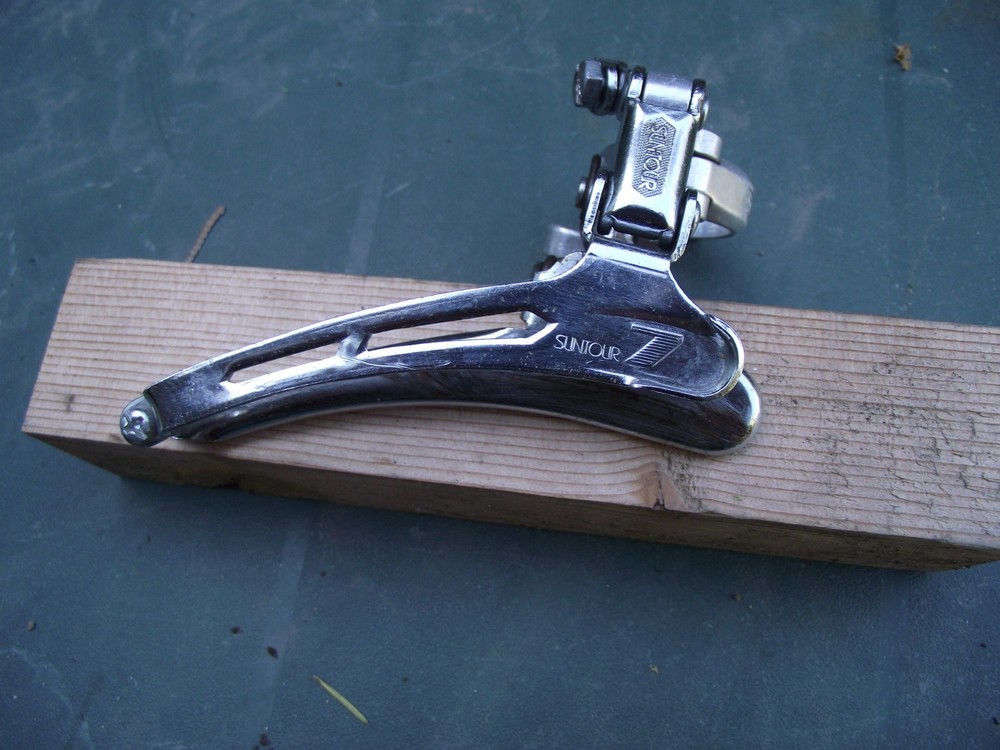 Vintage 1983 Suntour 7 seven Front Derailleur  28.6  4532 bottom pull bicycle