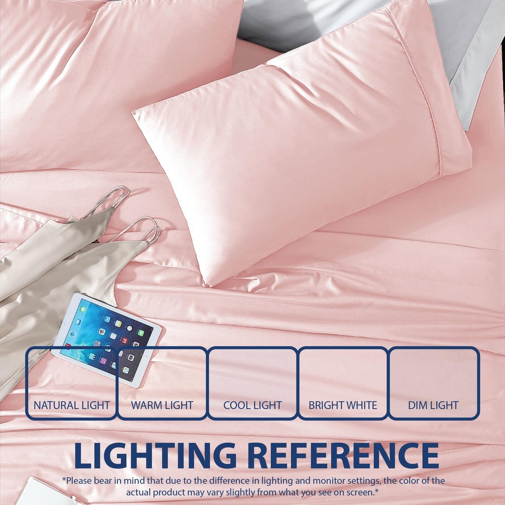 Essentials Ultra Soft Hypoallergenic Resistant Double Brushed Microfiber Bedd...