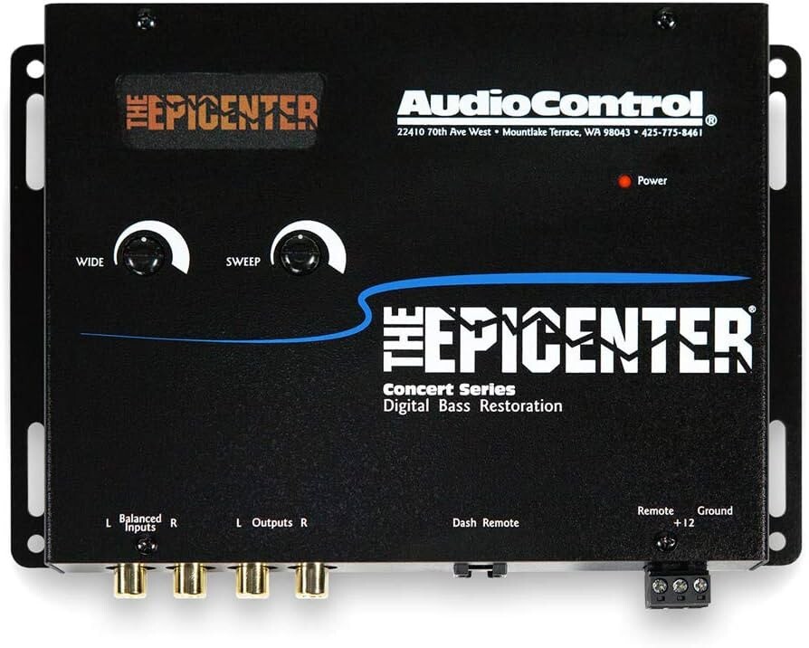 AUDIO CONTROL THE EPICENTER / BASS RESTORATION PROCESSOR (BLACK) **NEW**