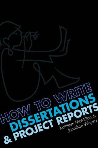 How to Write Dissertations & Project Reports By Kathleen Mcmilla
