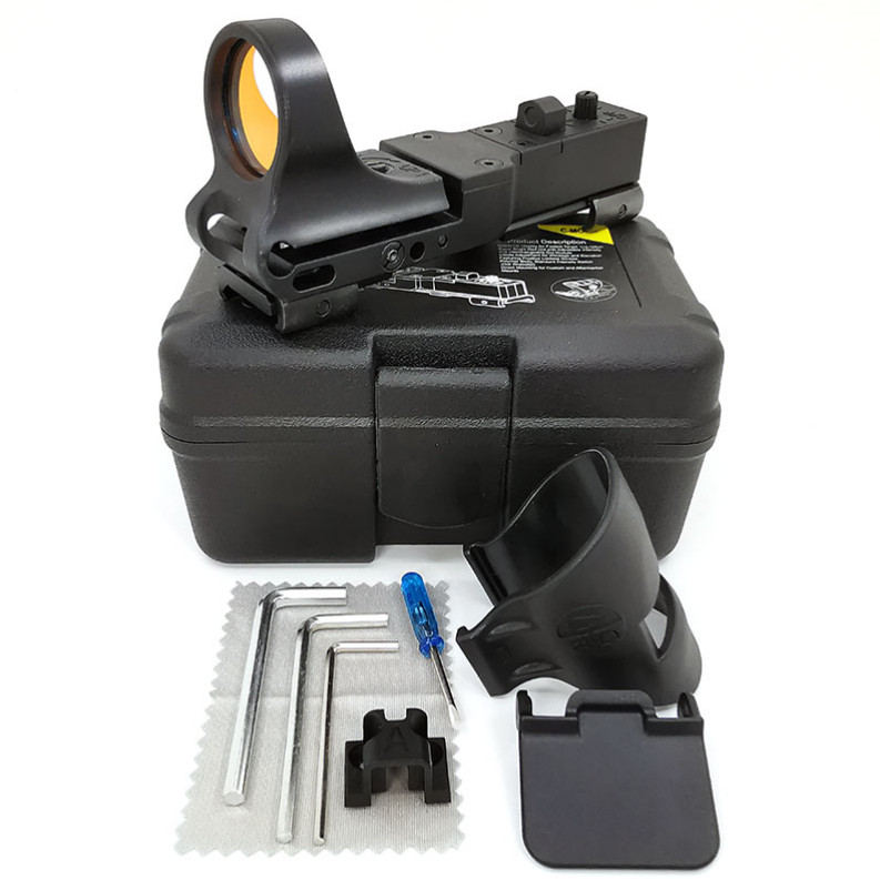 C-MORE Red Dot Reflex Sight Tactical Scope Adjustable Optics 2MOA Railway Scope
