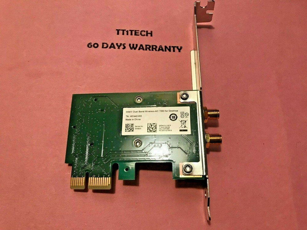 Intel Dual Band Wireless-AC 7260 for desktop