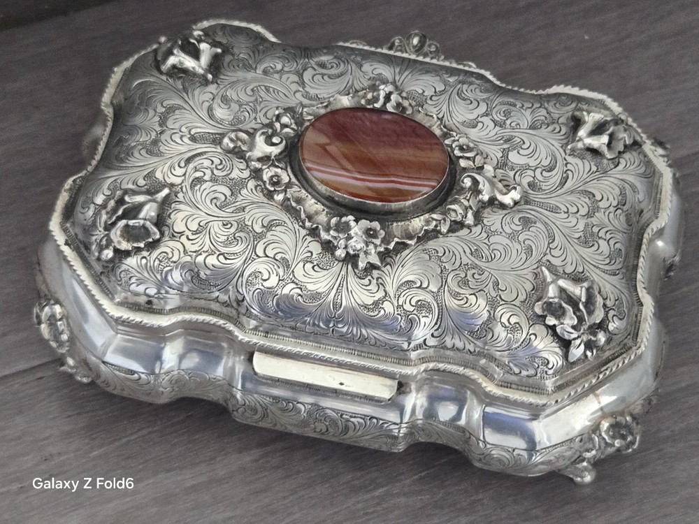 Fine Italian 800 Silver Box