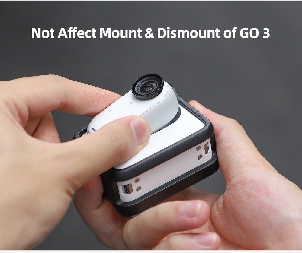 For Insta360 GO 3 Action Camera Plastic Quick Release Protection Frame Accessory