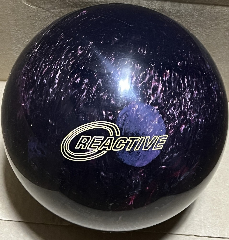 AMF Angle Evolution Reactive heavy 15 lb Bowling Ball Used Fully Plugged