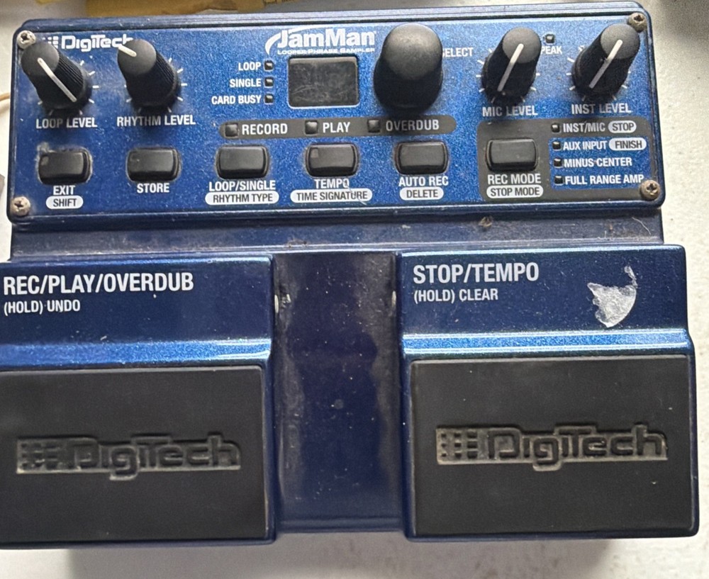 Digitech JamMan Looper/Phrase Sampler FOR PARTS