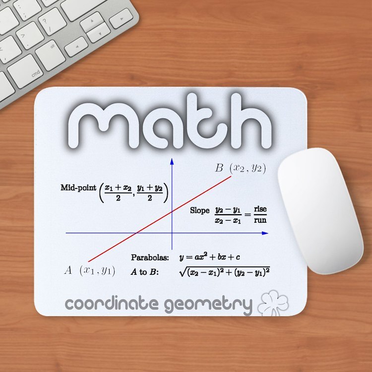 CafePress Math Coordinate Geometry Mousepad (689196086)