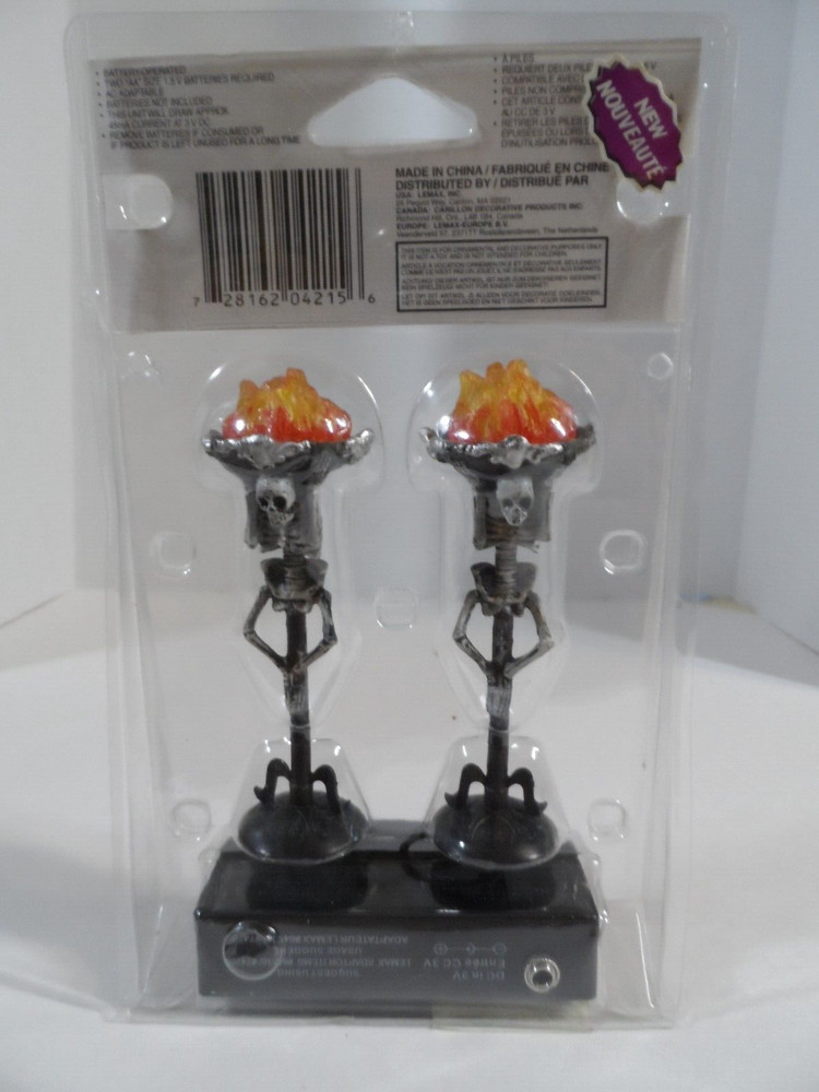 NEW SEALED - Lemax Spooky Town Corpse Torch #04215