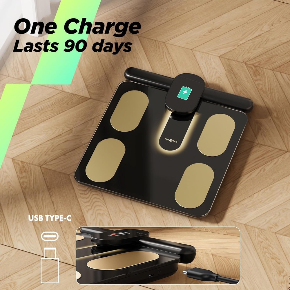 Innovative Smart Scale - 8 Electrodes, Unlimited Users & Starfit APP Integration