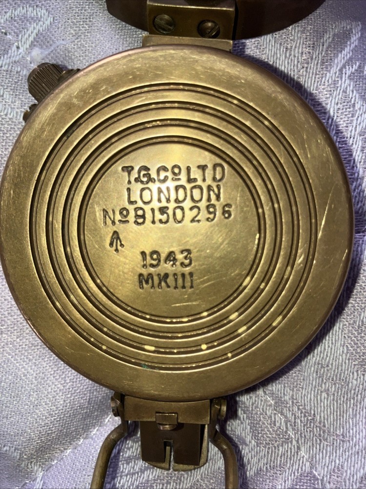 British Army WW11 Brass Compass