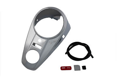 Chrome Two Light Dash Panel fits Harley Davidson