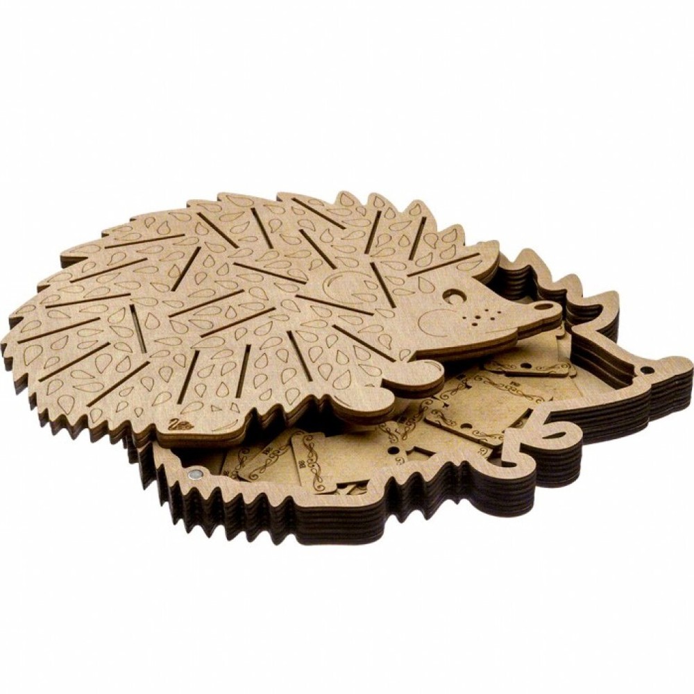 Plywood Needlework Box + 26 spools Needlework Organizer Thread/Floss organizer