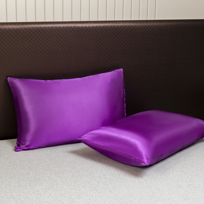 Satin Silk For Bedding Flat Bed Sheet / Pillowcase / Flat Sheet Queen/King Bed